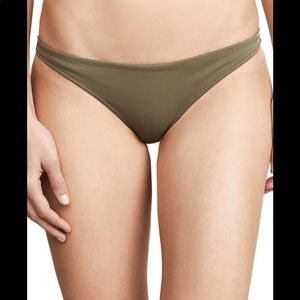 Solid and Striped Eva Bottom Olive Green Med